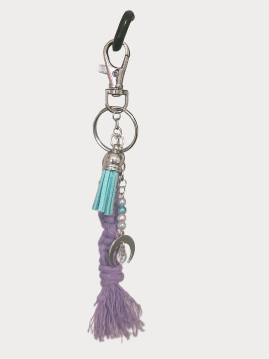 💜 Twilight Charm Macramé Keychain