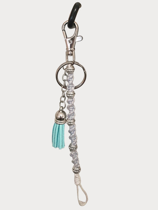 🩵 Ocean Breeze Macramé Keychain