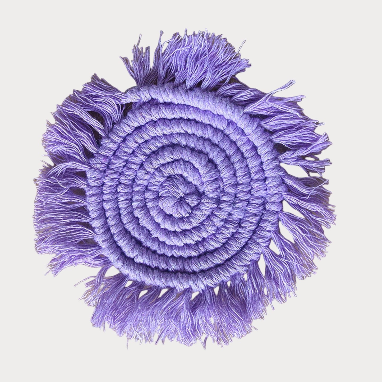 Twilight Bloom Macramé Coasters