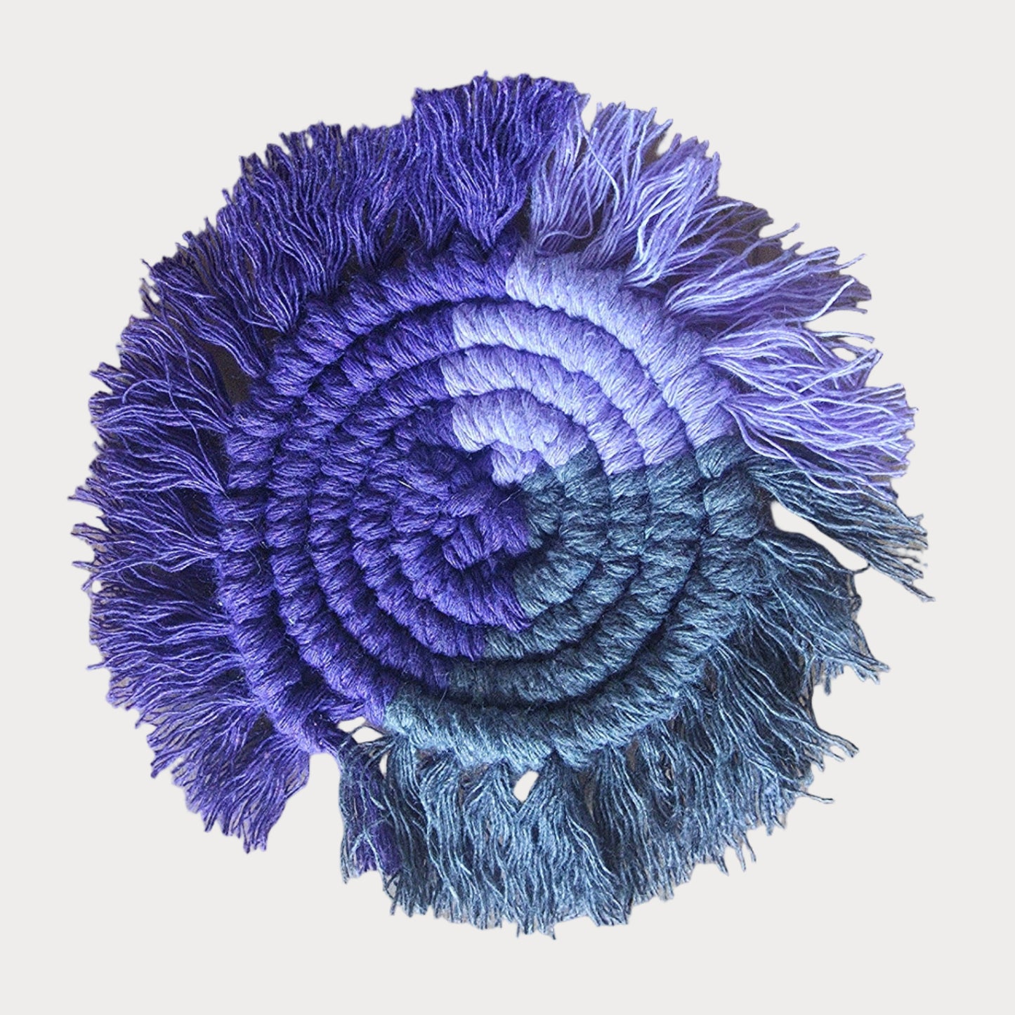 Twilight Bloom Macramé Coasters
