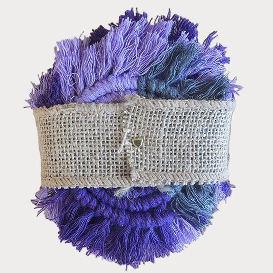 Twilight Bloom Macramé Coasters