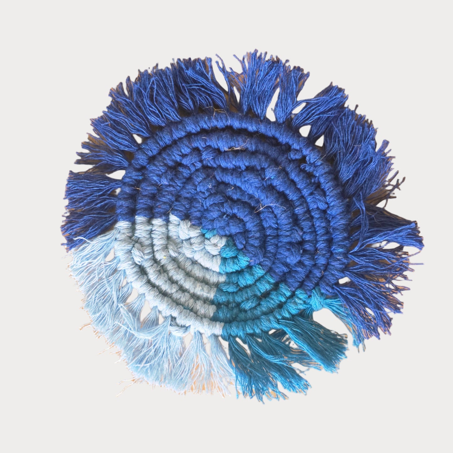 Deep Sea Macramé Coasters