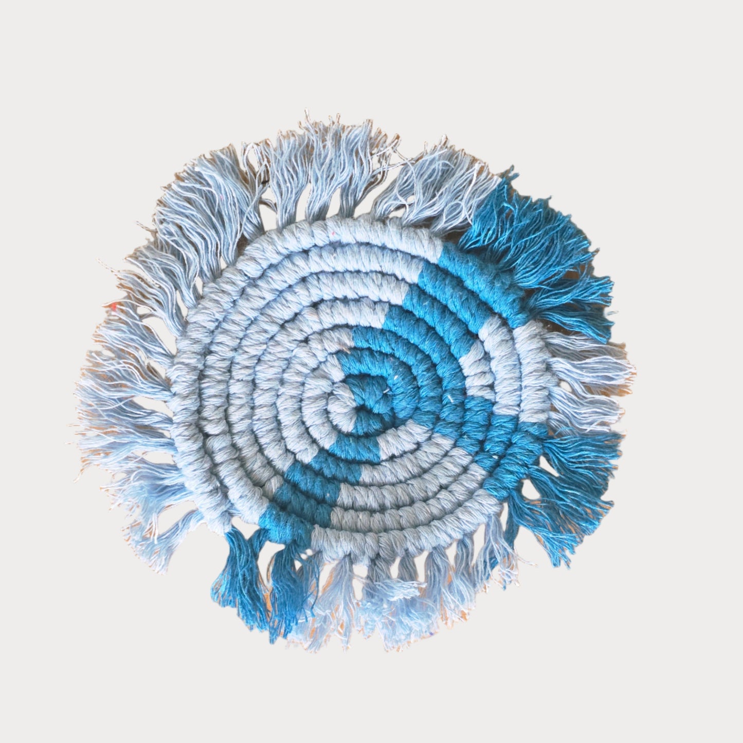 Deep Sea Macramé Coasters