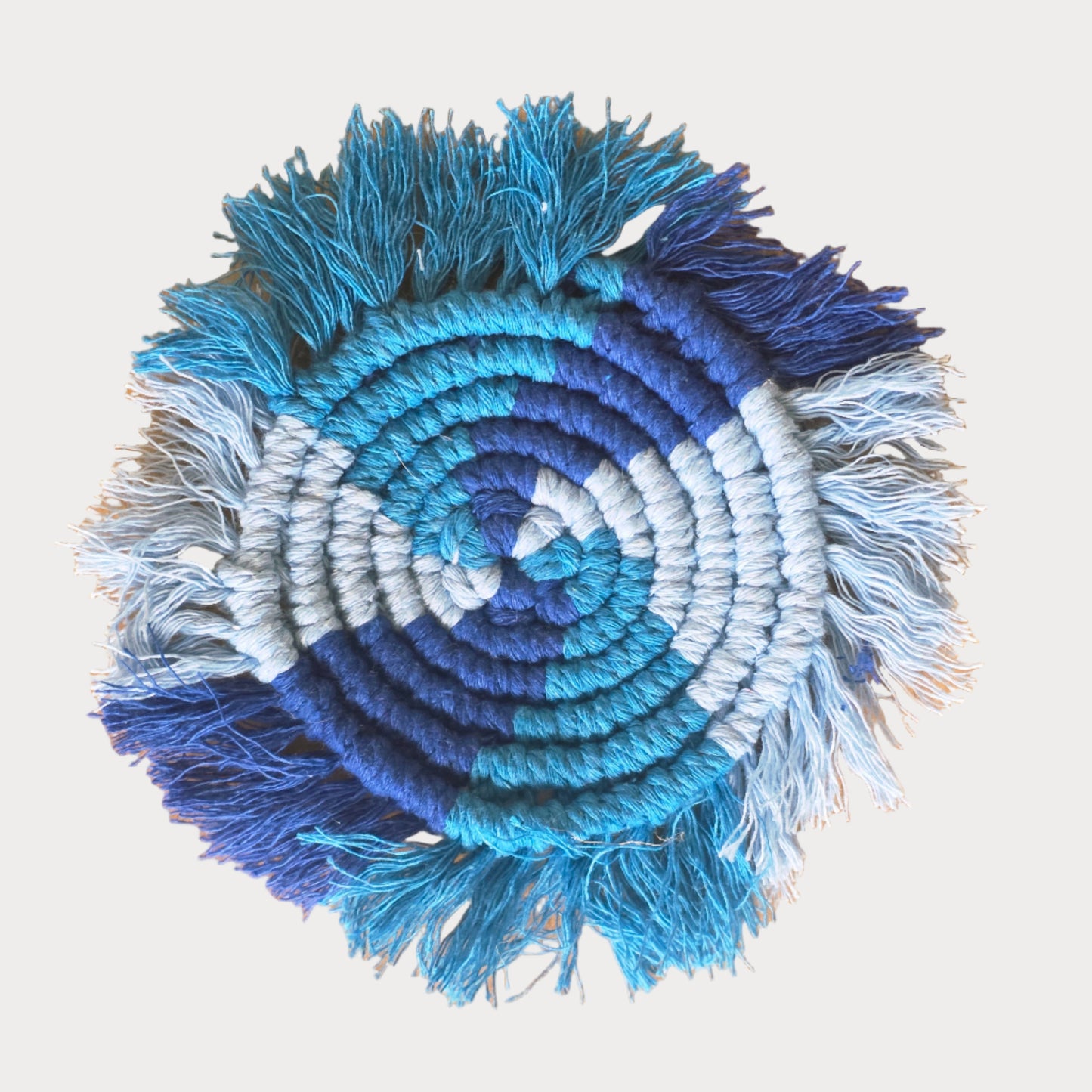 Deep Sea Macramé Coasters