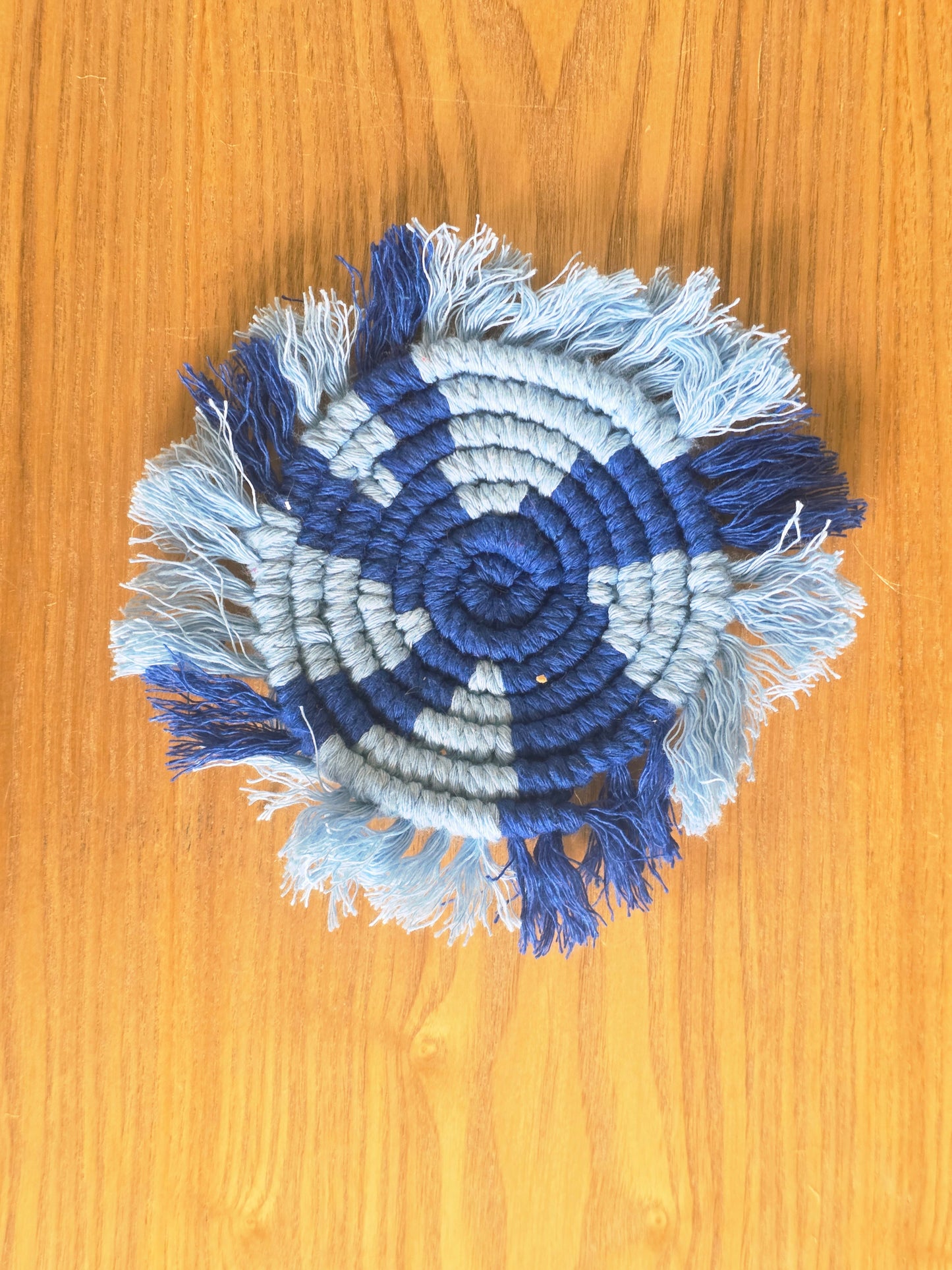 Deep Sea Macramé Coasters