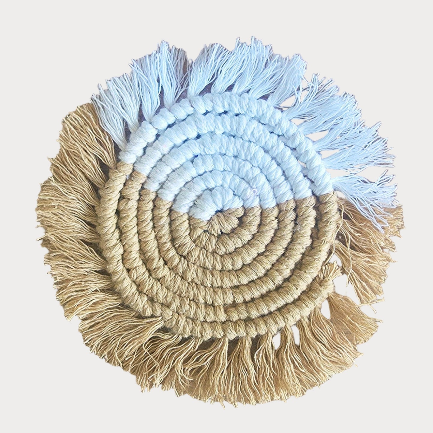 Natural Harmony Macramé Coasters