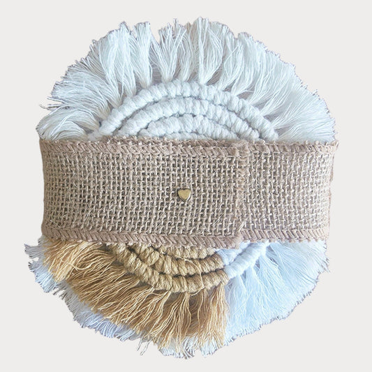 Natural Harmony Macramé Coasters