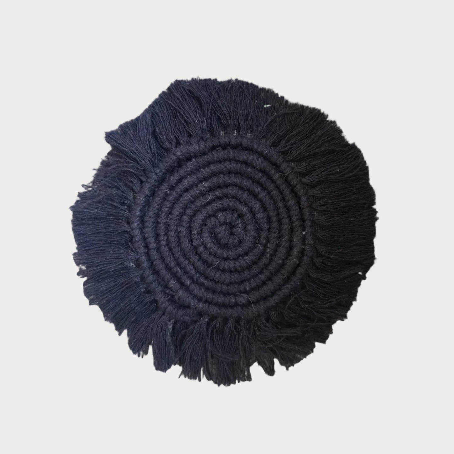 Midnight Eclipse Macramé Coasters