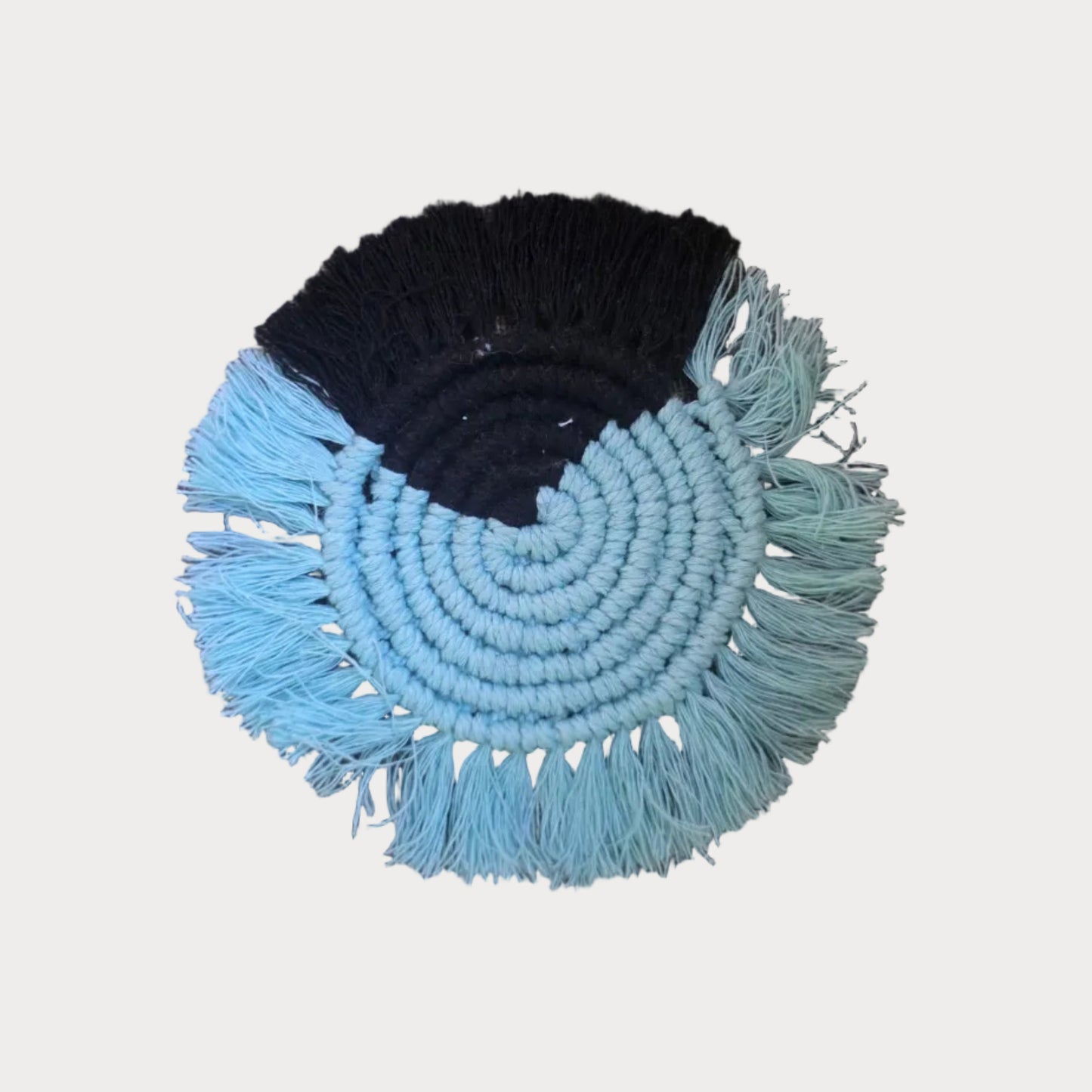 Midnight Eclipse Macramé Coasters