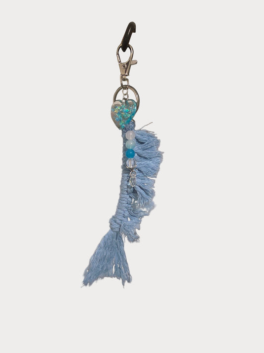 Sky Drift Macramé Keychain 2