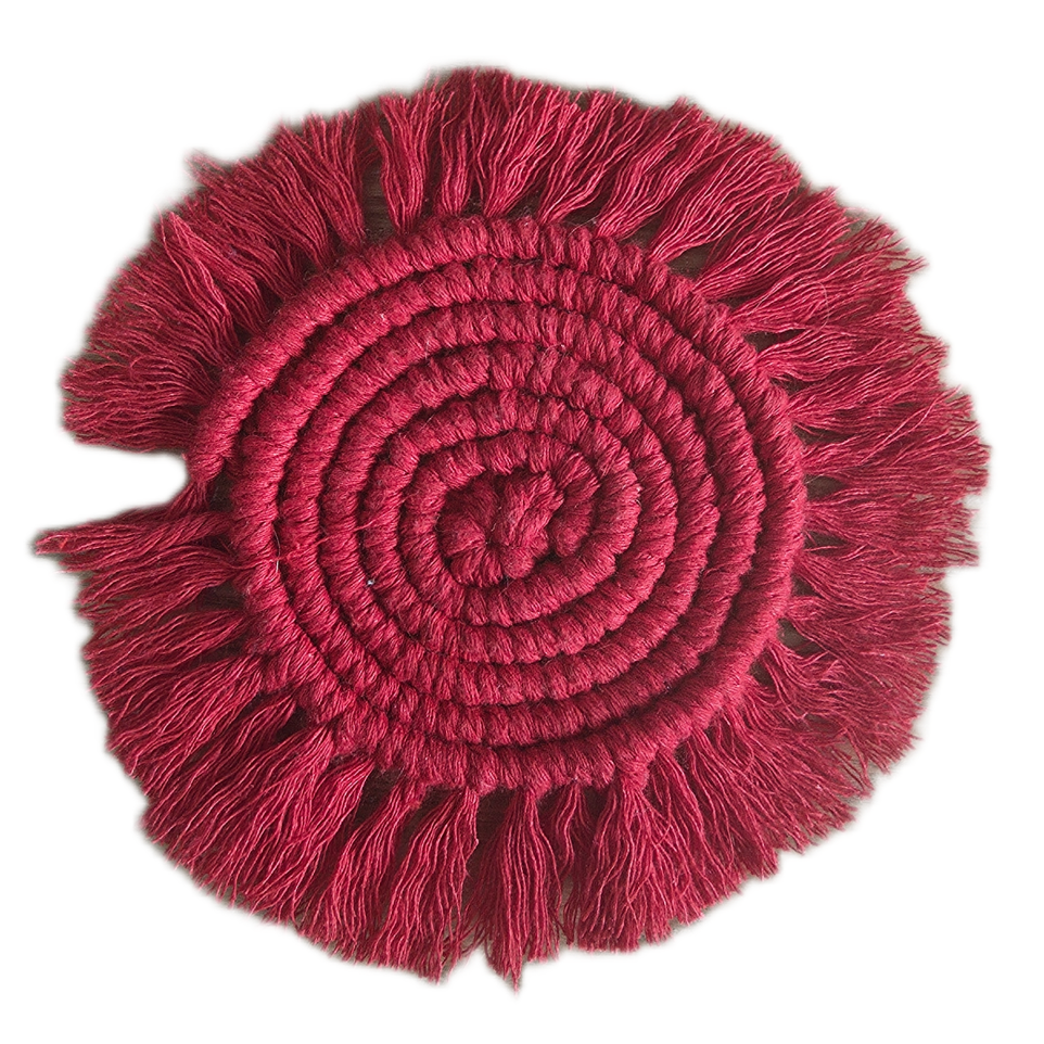 Colour Pop Macramé Coasters