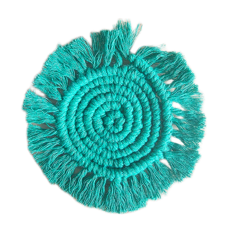 Colour Pop Macramé Coasters