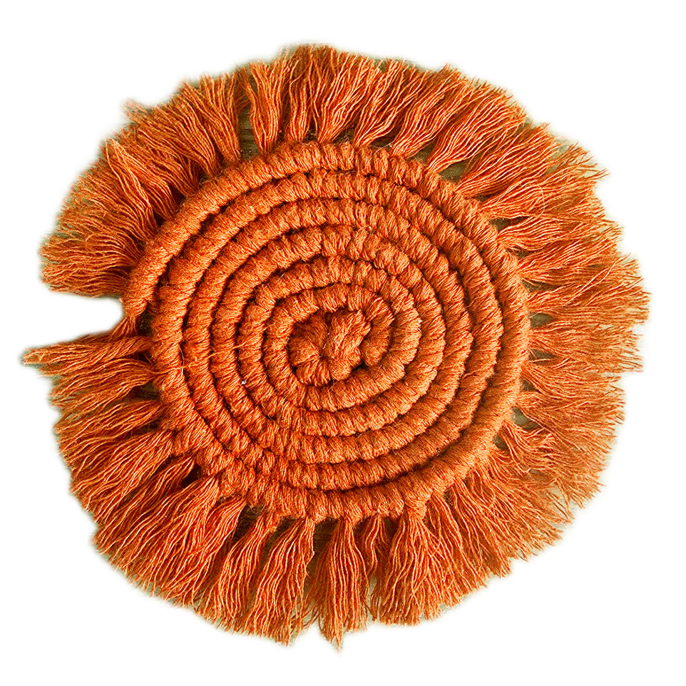 Colour Pop Macramé Coasters